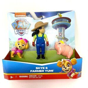 Paw Patrol Hero Pup Core Skye Farmer Yumi Piggie Figures Nickelodeon